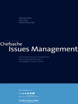 cover image of Chefsache Issues Management